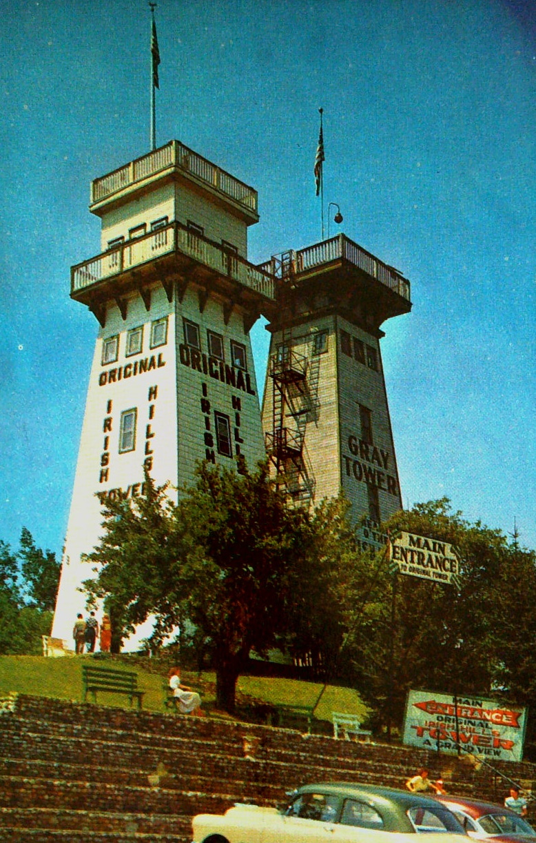 Irish Hills Towers - Postcard (newer photo)